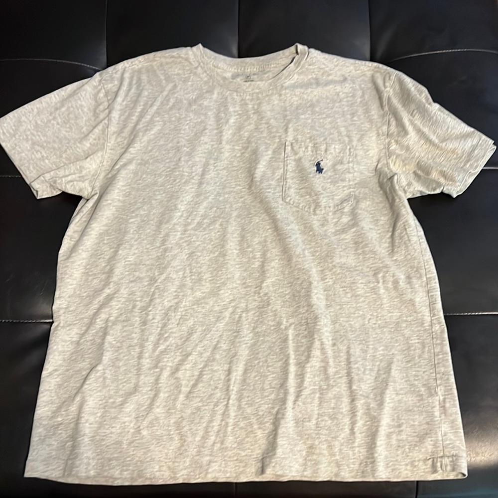 Grey polo t shirt